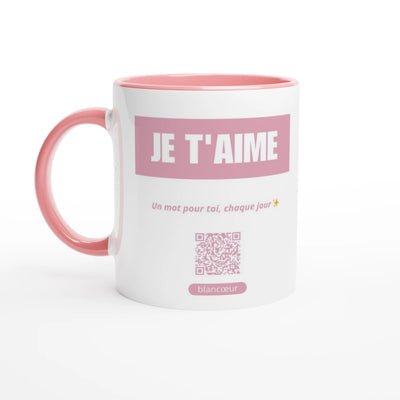Mug Sourire - Je t'aime ❤️ - Vue alternative