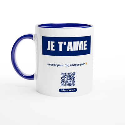 Mug Sourire - Je t'aime ❤️ - Vue alternative