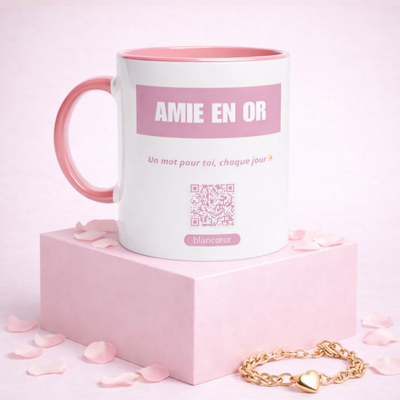 Mug Sourire - AMIE EN OR ✨